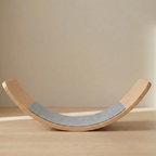 Wooden Balance Board (Natural Wood with Felt)