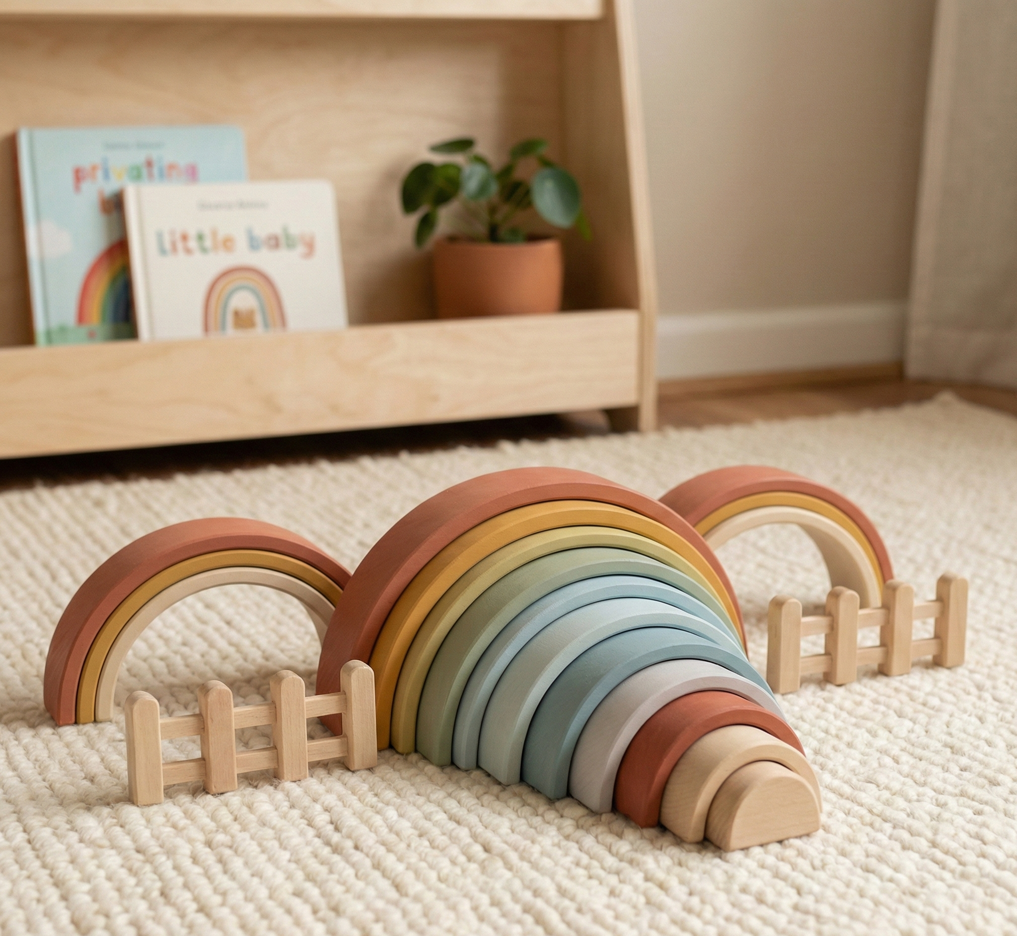 Wooden Rainbow Set