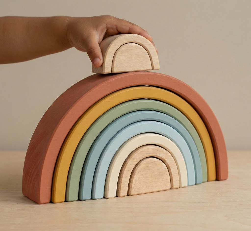 Wooden Rainbow Set
