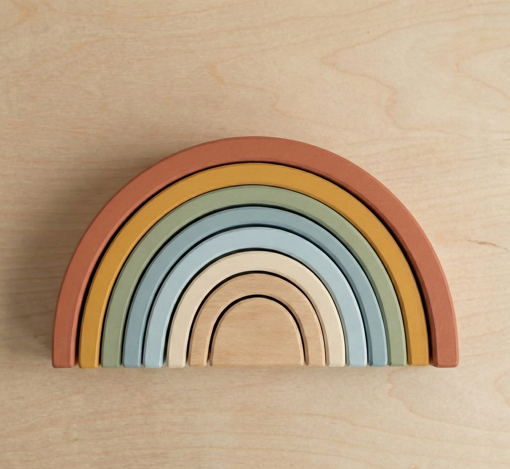 Wooden Rainbow Set