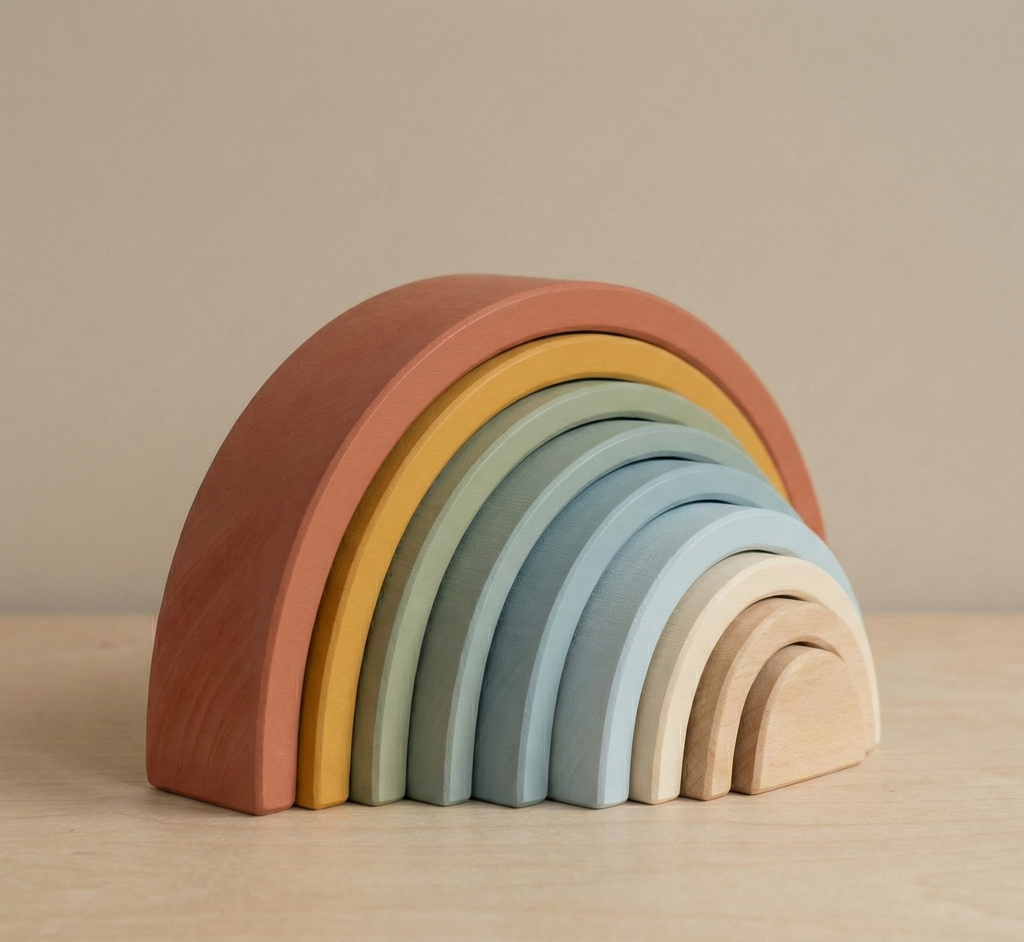Wooden Rainbow Set
