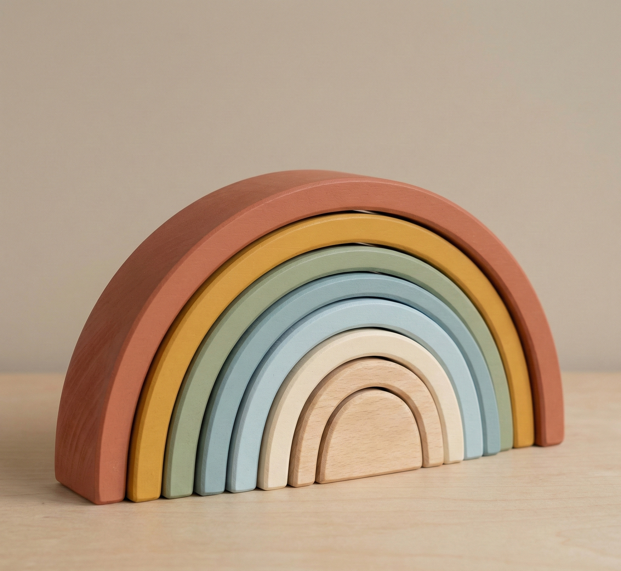 Wooden Rainbow Set