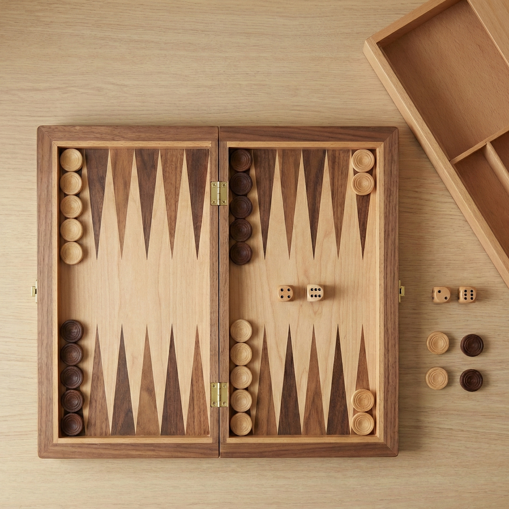 Classic Wooden Board Games