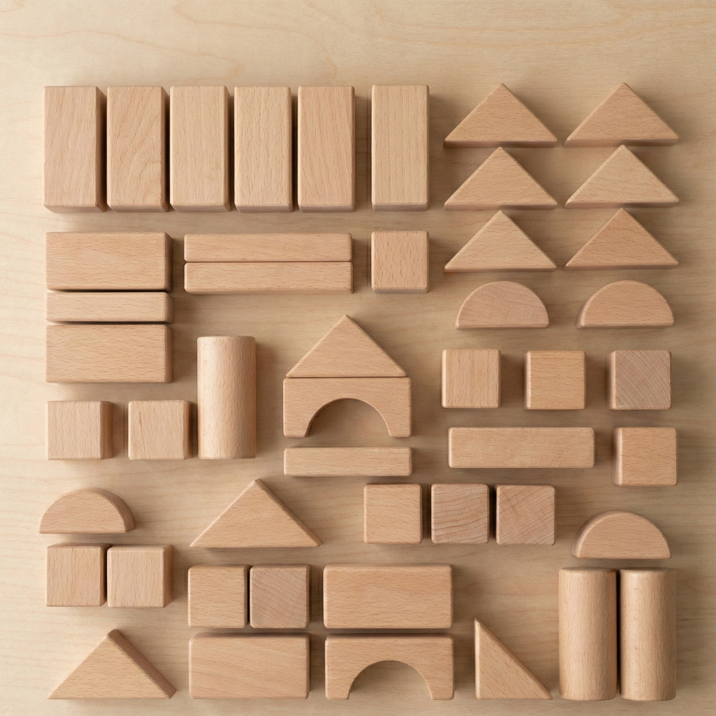 Wooden Standard Unit Block Set