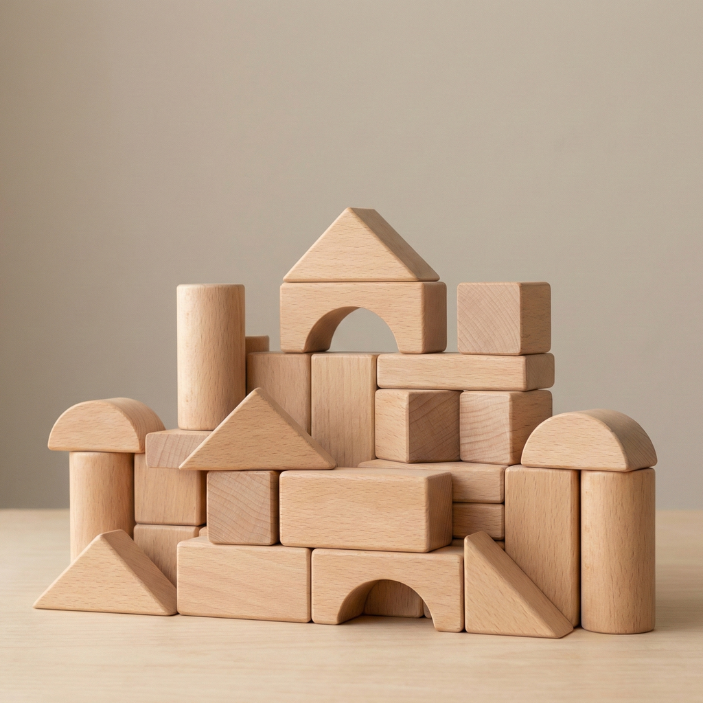 Wooden Standard Unit Block Set