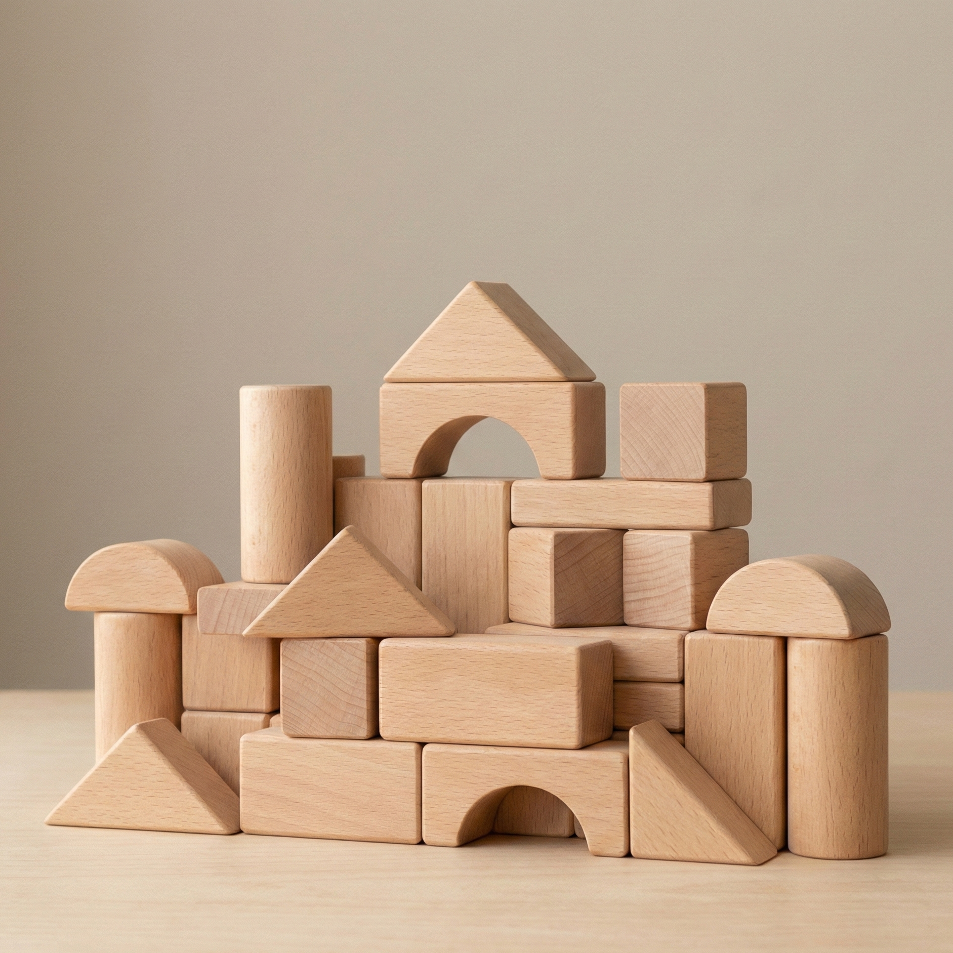 Wooden Standard Unit Block Set