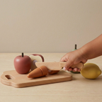 Wooden Play Food & Cutting Set