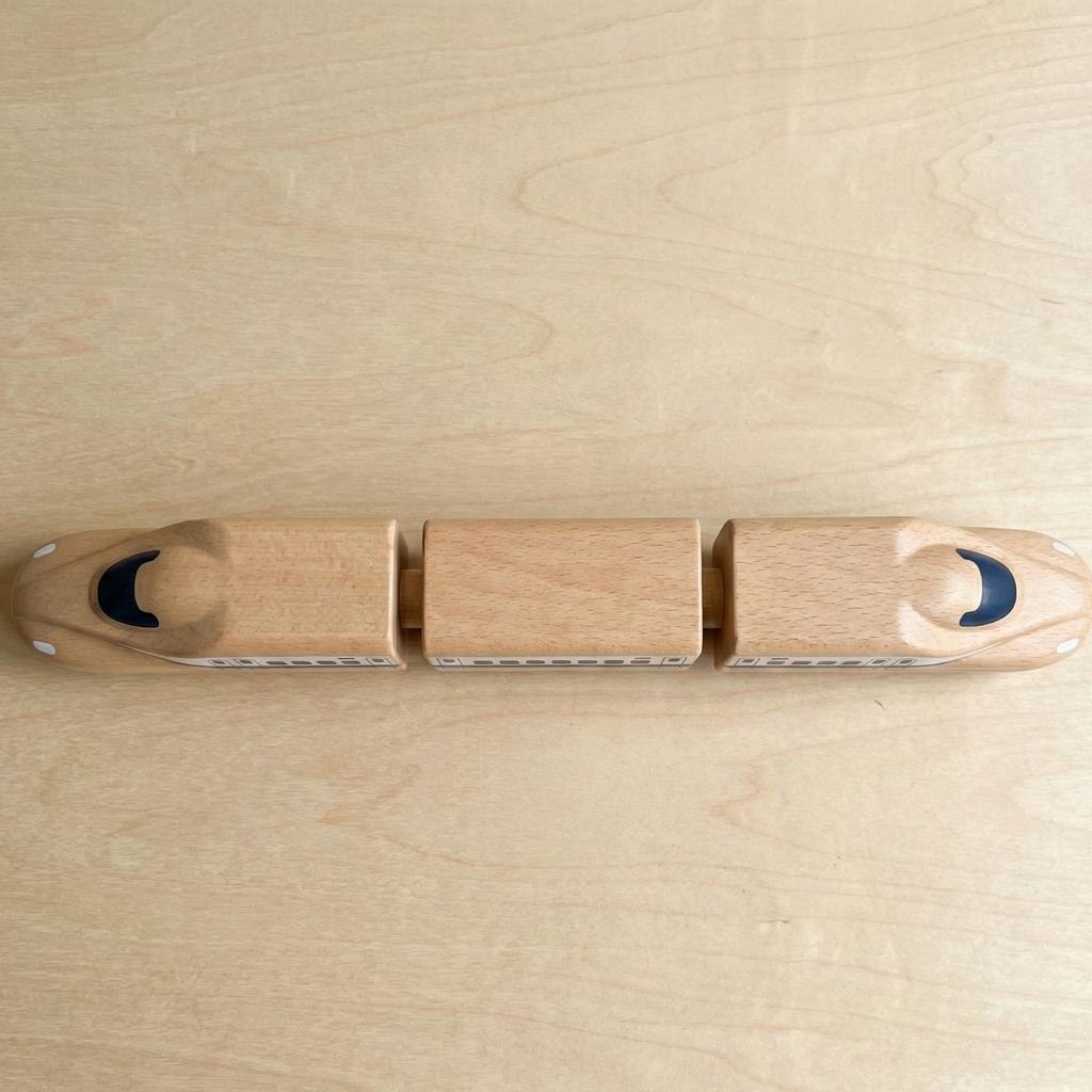 Wooden Bullet Train