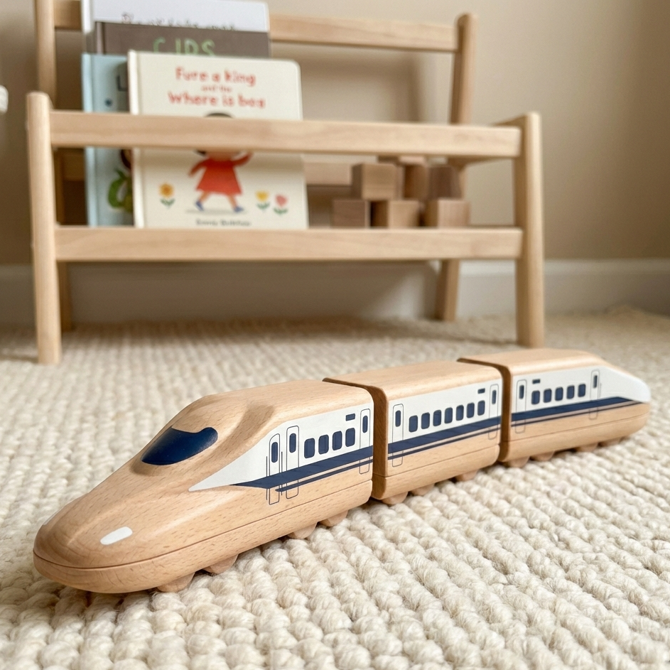 Wooden Bullet Train