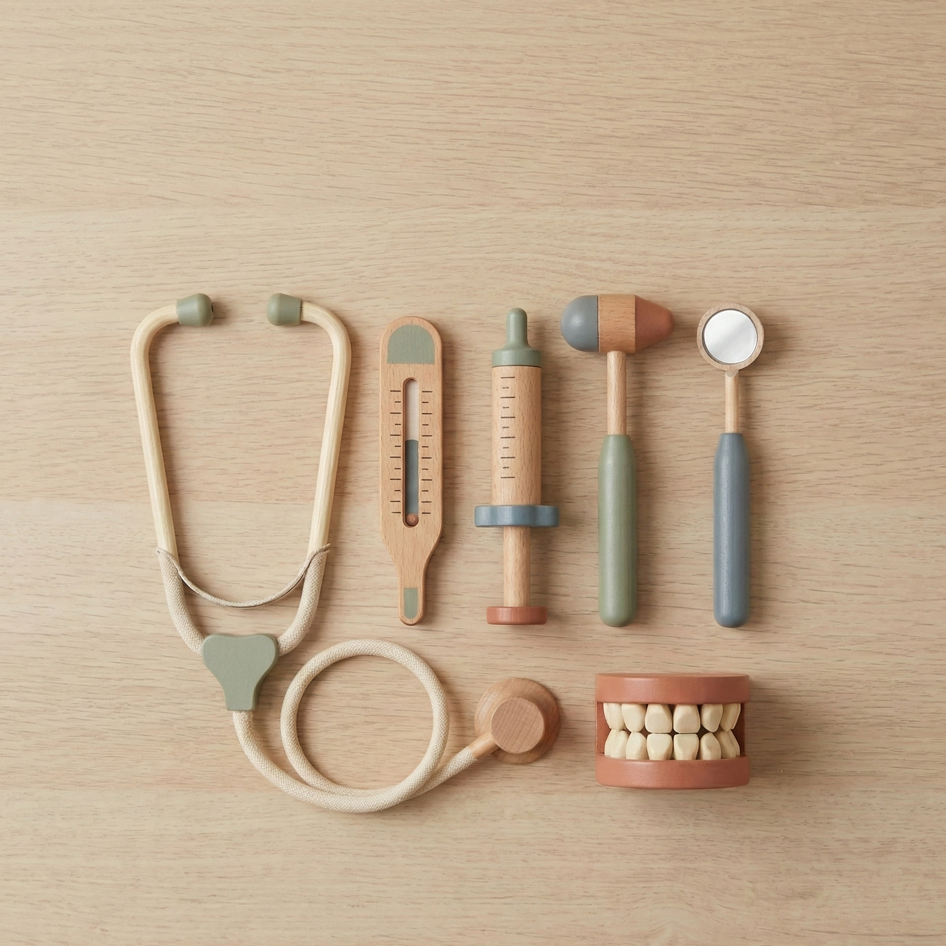 Wooden Doctor & Dentist Kit