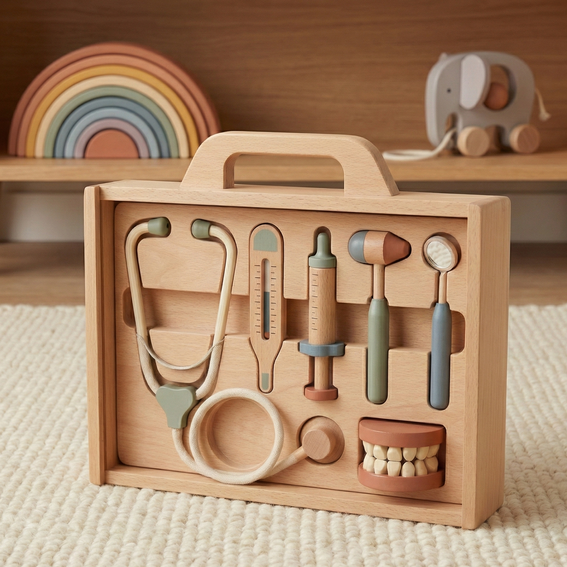 Wooden Doctor & Dentist Kit
