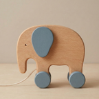 Wooden Pull-Along Elephant