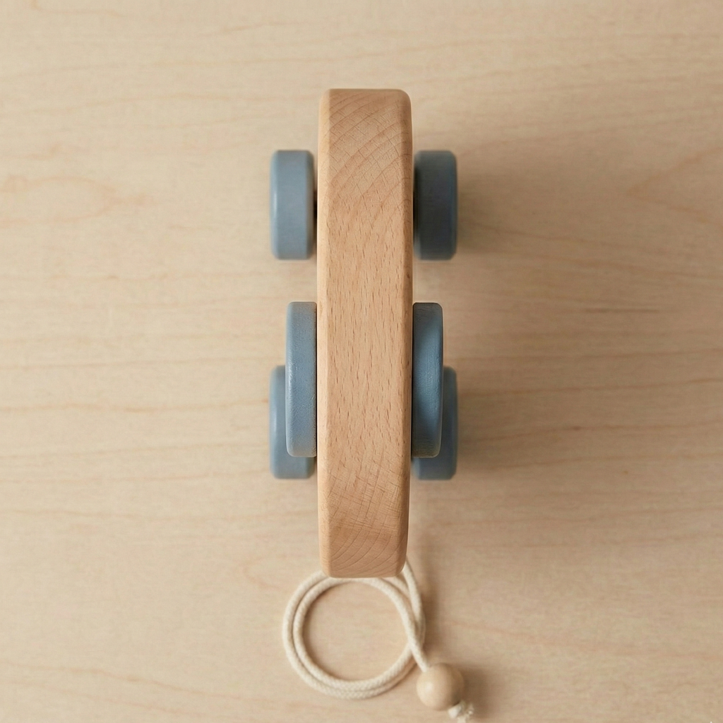 Wooden Pull-Along Elephant