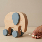 Wooden Pull-Along Elephant