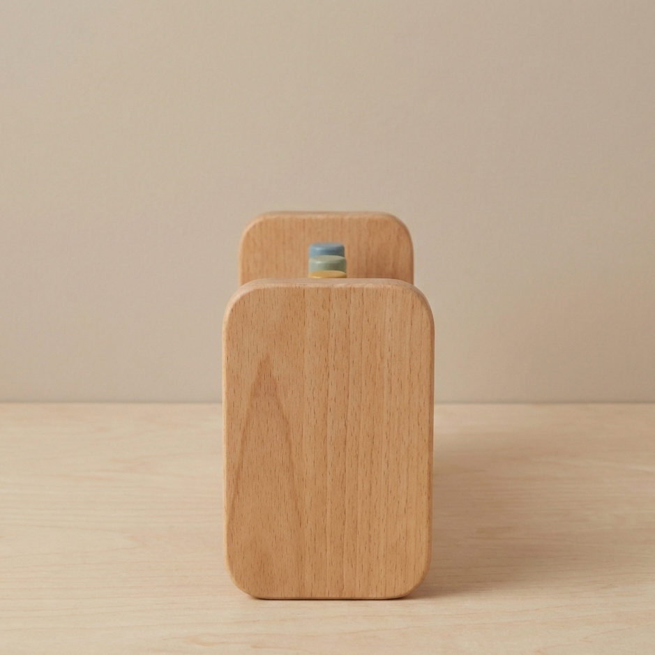 Wooden Pound-a-Peg Bench