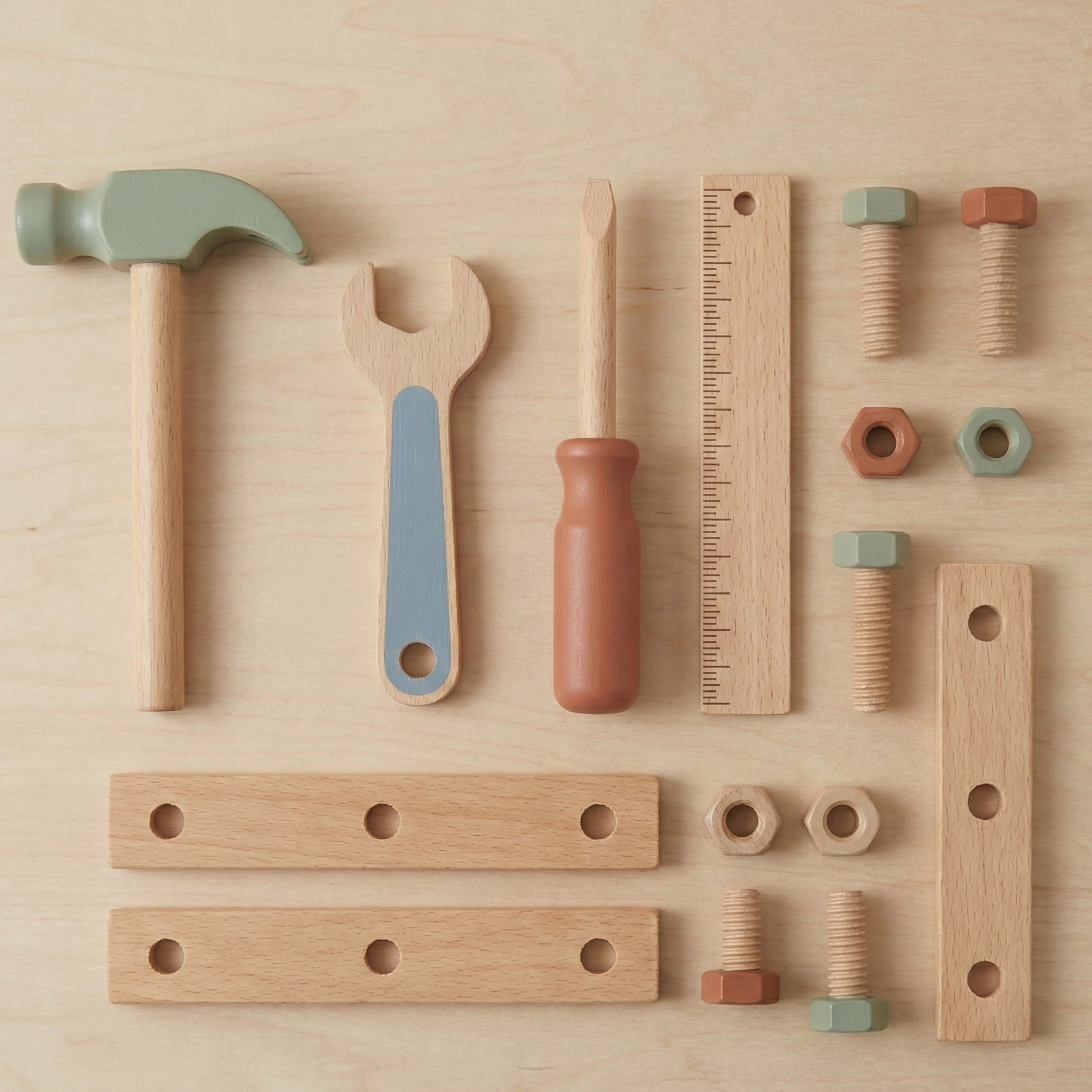 Wooden Tool Set