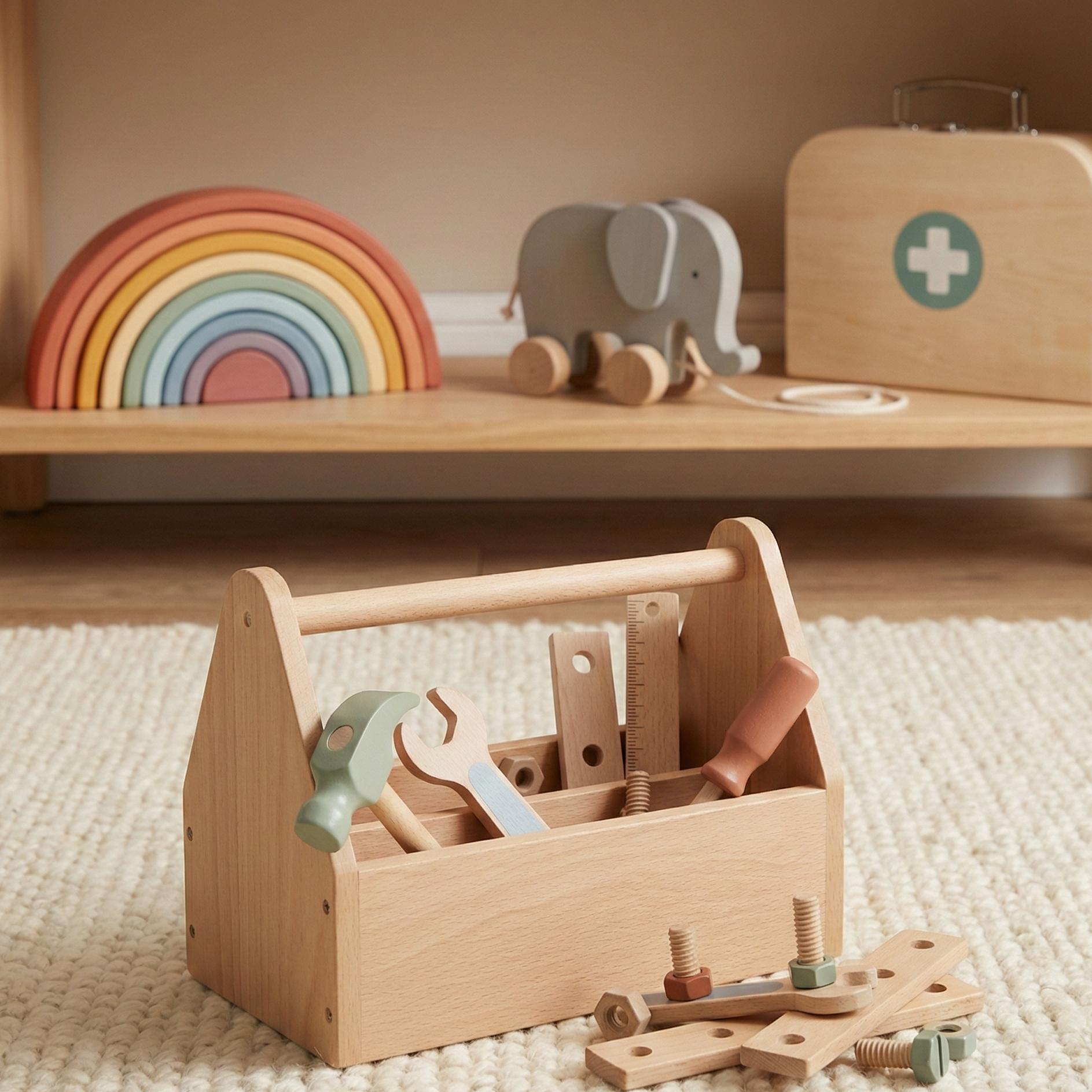 Wooden Tool Set